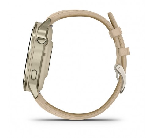 Смарт-годинник Garmin Venu 4 41mm Lunar Gold with Bone Silicone Band (010-03013-00)