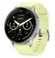 Смарт-годинник Garmin Venu 4 45mm Silver with Citron Silicone (010-03014-42)