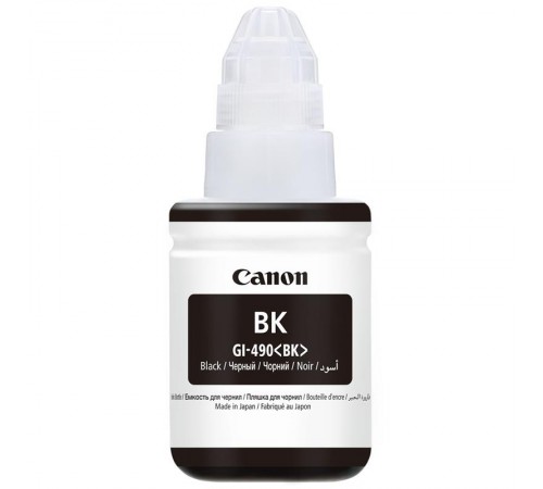 Чорнило CANON GI-490 PIXMA G1400/G2400/G3400 (Black) (0663C001) 135мл
