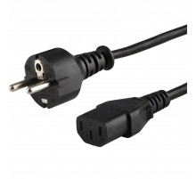Кабель живлення Dell CEE 7/7-IEC C13, 3*0.75 мм, 1.8м Black (078390)
