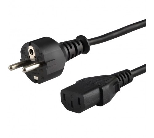 Кабель живлення Dell CEE 7/7-IEC C13, 3*0.75 мм, 1.8м Black (078390)