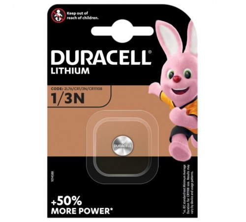 Батарейка Duracell CR1/3N BL 1шт