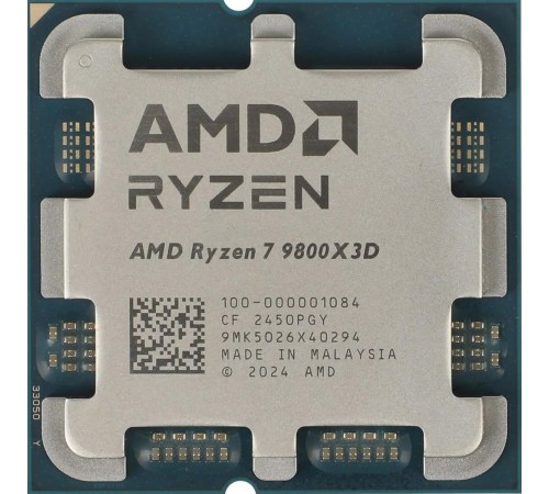 Процесор AMD Ryzen 7 9800X3D (4.7GHz 96MB 120W AM5) Tray (100-000001084)