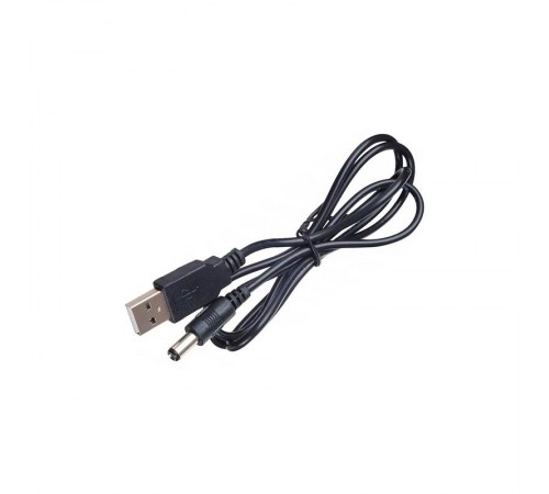 Кабель живлення Atcom (10035) USB(AM) - 3,5DC, 2A, 1м, чорний