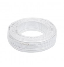 Кабель телефонний Atcom 100 м. CCS, 26AWG, 4 жили, білий