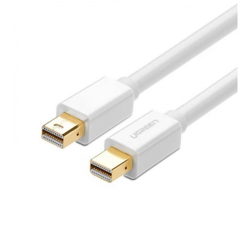 Кабель Ugreen MD111 mini DisplayPort - mini DisplayPort (M/M), 2 м, White (10429)