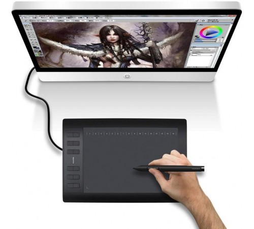 Графічний планшет Huion New 1060Plus + рукавичка