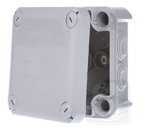 Коробка монтажна OBO Bettermann T60 IP66, 114x114x57 мм Коробка монтажна OBO Bettermann T60 IP66, 114x114x57 мм
