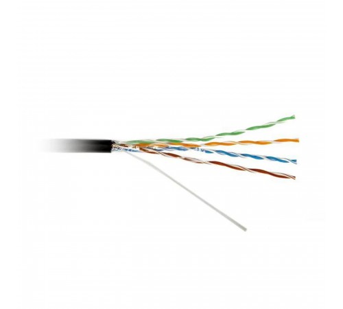 Кабель для зовнішнього прокладення UTP 5е ATcom (10699) бух.305м 4х2х0,5мм ССА