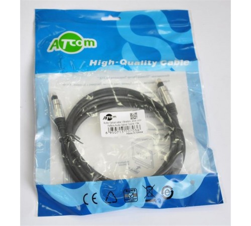 Кабель Atcom Toslink - Toslink (M/M), 7.5 м, Black (10706) Кабель Atcom Toslink - Toslink (M/M), 7.5 м, Black (10706)