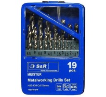 Набір свердл S&R Meister 1-10 мм (108849019)