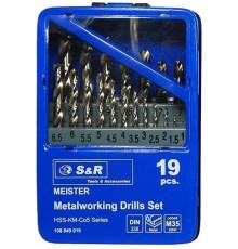 Набір свердл S&R Meister 1-10 мм (108849019)