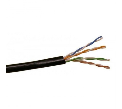 Кабель для зовнішньої прокладки Atcom (10888) Premium UTP, 4х2х0.51 мм, CAT6, 1Gb/s, мідь, 305м Кабель для зовнішньої прокладки Atcom (10888) Premium UTP, 4х2х0.51 мм, CAT6, 1Gb/s, мідь, 305м