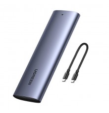 Зовнішня кишеня Ugreen для SSD M.2 (NVMe) M-Key 3.1 Gen2 CM400 Gray (10902)