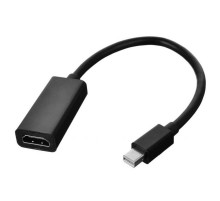 Адаптер Atcom mini DisplayPort - HDMI (M/F), 0.1 м, Black (11042)