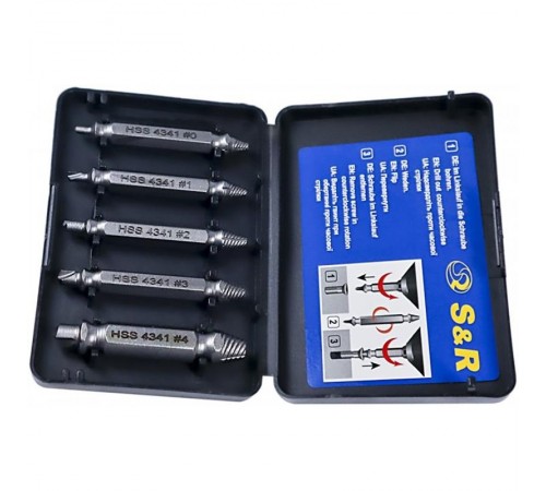 Набір екстракторів S&R Meister (111400005) 5шт