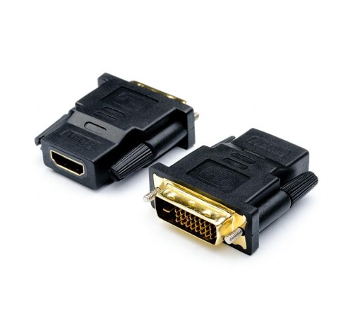 Перехідник Atcom DVI - HDMI (M/F), 24pin, Black (11208) Перехідник Atcom DVI - HDMI (M/F), 24pin, Black (11208)