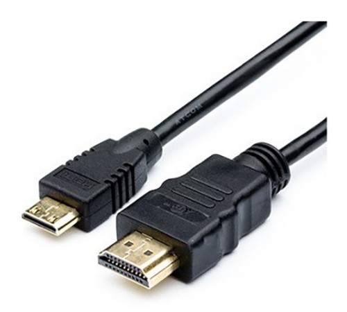 Кабель Atcom HDMI - mini-HDMI V 1.4 (M/M), 2 м, Black (11502) пакет