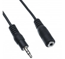 Кабель Piko 3.5 мм - 3.5 мм (M/F), 3 м, Black (1283126473920)
