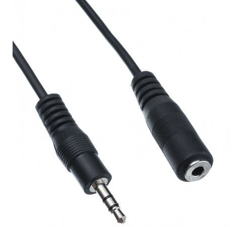 Кабель Piko 3.5 мм - 3.5 мм (M/F), 3 м, Black (1283126473920)