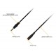 Кабель Piko 3.5 мм - 3.5 мм (M/F), 3 м, Black (1283126473920)