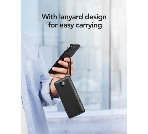 Універсальна мобільна батарея Veger C10 10000mAh, Black (1283126526848)