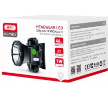 Налобний ліхтар XO YH01 Black (1283126558528)