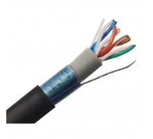 Кабель вита пара Atcom (13426) Premium FTP cat5e, 4х2х0,5мм, мідь, для зовнішніх робіт PVC+PVE, 305м