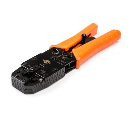 Інструмент для обжиму RJ-45/RJ11 Atcom 2008R, блістер (проф. лінійка) Інструмент для обжиму RJ-45/RJ11 Atcom 2008R, блістер (проф. лінійка)