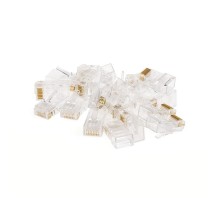Конектор RJ45 Atcom (14373) 8p8c, 23-24 AWG (0,57-0,50 мм), Cat.6, 100шт