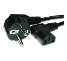 Кабель живлення для ПК кутовий Atcom (15270) 0,75 мм CEE 7 / 7- IEC C13, 1.8 м