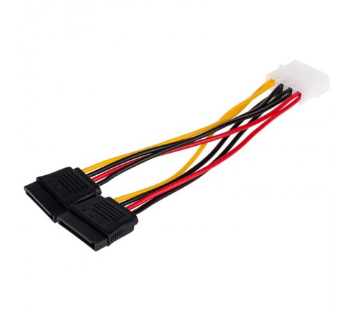 Кабель живлення Atcom (16148) Molex-2Sata, 0.2 м Кабель живлення Atcom (16148) Molex-2Sata, 0.2 м