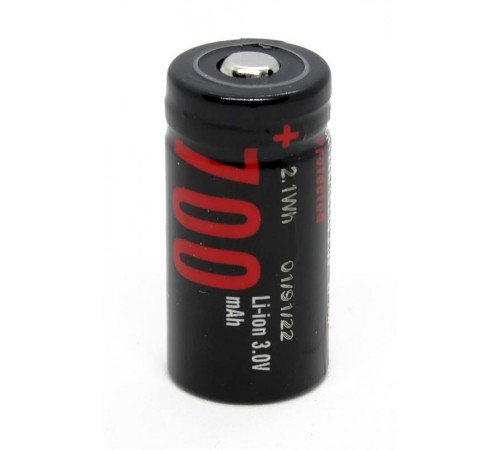 Акумулятор Soshine Protected CR123A/16340 3.0V 700mAh 1шт Акумулятор Soshine Protected CR123A/16340 3.0V 700mAh 1шт