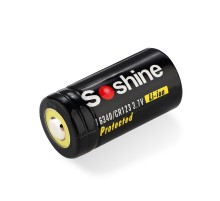 Акумулятор Soshine Protected CR123A/16340 3.7V 700mAh 1шт