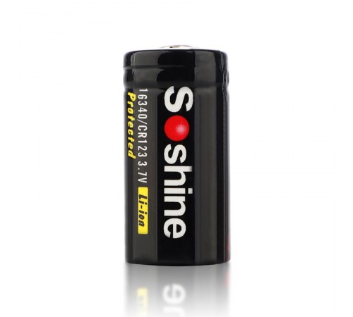Акумулятор Soshine Protected CR123A/16340 3.7V 700mAh 1шт Акумулятор Soshine Protected CR123A/16340 3.7V 700mAh 1шт