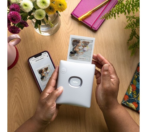Принтер миттєвого друку Fujifilm Instax SQ Link White (16785470)