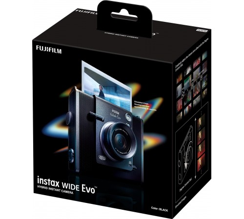 Камера моментального друку Fujifilm Instax Wide Evo Black (16840933)