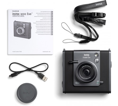 Камера моментального друку Fujifilm Instax Wide Evo Black (16840933)