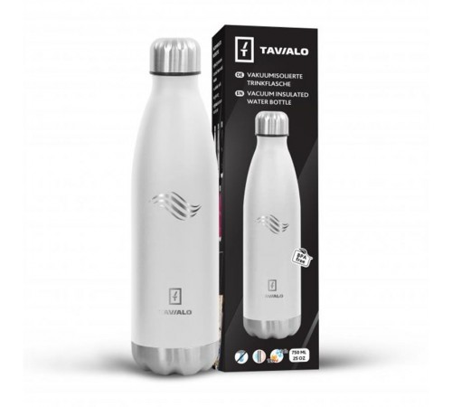 Термопляшка Tavialo 750 мл біла (191750102)