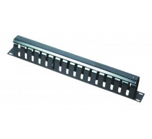 Організатор кабелю Cablexpert 1U 19" (19C-CM2) з металевою кришкою