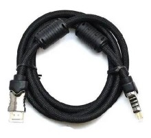 Кабель Gresso H3003 HDMI - HDMI (M/M), 2 фериту, обплетення, 1.8м, круглий (2000700002104)