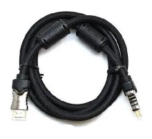 Кабель Gresso H3003 HDMI - HDMI (M/M), 2 ферити, обплетення, 3 м, круглий (2000700002173)