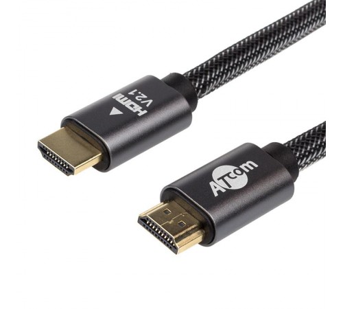 Кабель Atcom Premium HDMI - HDMI V 2.1 (M/M), 1 м, Black (AT23781) Кабель Atcom Premium HDMI - HDMI V 2.1 (M/M), 1 м, Black (AT23781)
