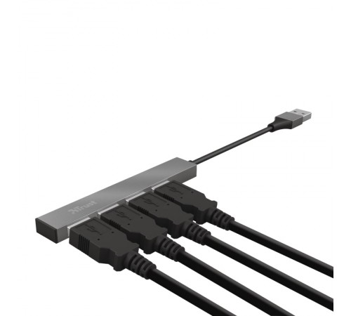 USB-хаб Trust Halyx Aluminium 4 ports (23786)