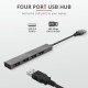 USB-хаб Trust Halyx Aluminium 4 ports (23786)