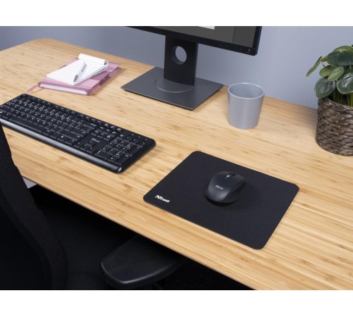 Килимок для миші Trust Mouse Pad M Black (24193)