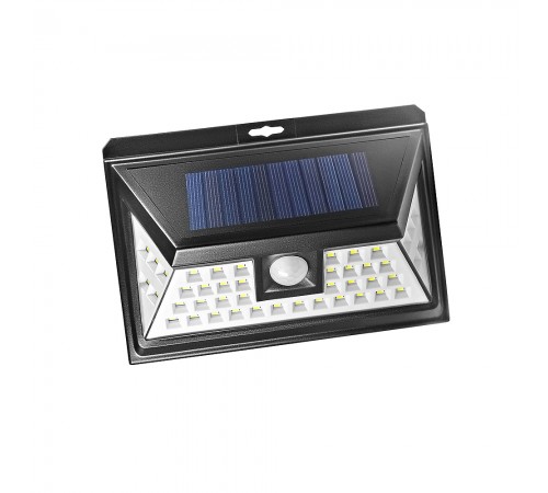Світильник вуличний LED Stark L-5-01 Li 44шт 2835 SMD (243000501), 450lm, датчик руху, 2000mAh, чорний