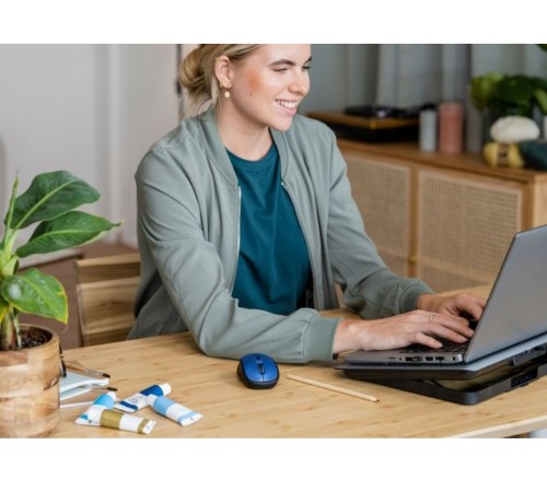 Миша бездротова Trust Yvi+ Silent Eco Blue (24551)
