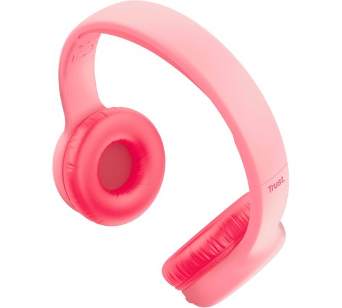 Bluetooth-гарнітура Trust On-ear Nouna Kids, Wireless Pink (25274)