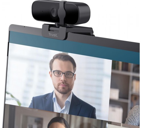 Веб-камера Trust Tanor Full HD Black (25548)